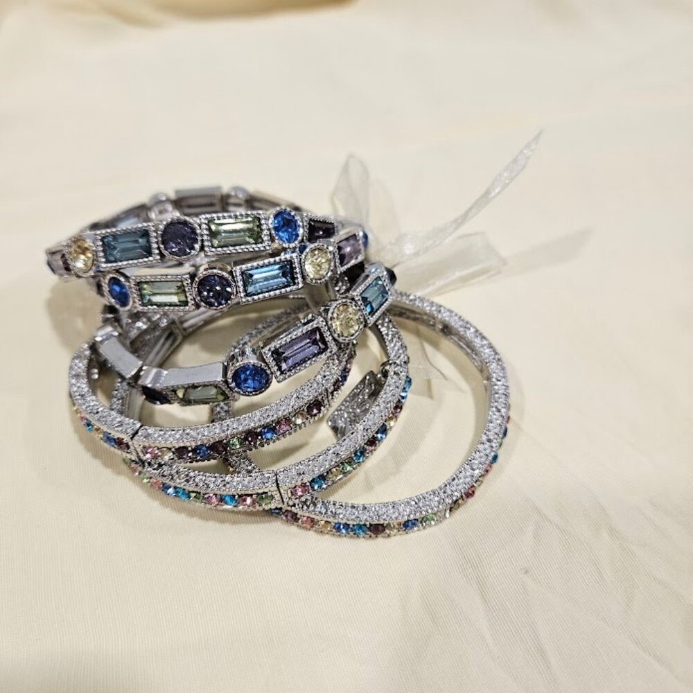 Off Park Collection Multicolor Crystal Silver Ton… - image 7